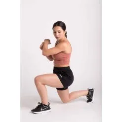 AESTHETIC WOLF Pantalones Cortos Ajustados - Terry Francés Negro -tienda de equipos de fitness pantalones cortos ajustados terry frances negro 1