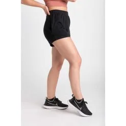 AESTHETIC WOLF Pantalones Cortos Ajustados - Terry Francés Negro -tienda de equipos de fitness pantalones cortos ajustados terry frances negro 3