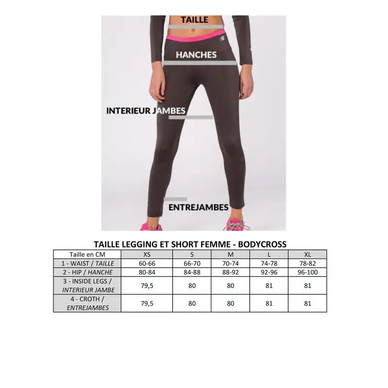 BODYCROSS Pantalones Cortos De Carreras ALIX Negro 5 BODYCROSS Pantalones Cortos De Carreras ALIX Negro - Imagen 3