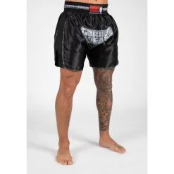 Gorilla Wear Pantalones Cortos De Muay Thai - Piru -tienda de equipos de fitness pantalones cortos de muay thai piru 3