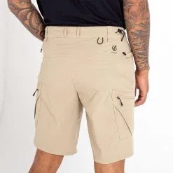 Dare 2b Pantalones Cortos Tuned In II Diseño Multibolsillo Caminar Para Hombre Beige -tienda de equipos de fitness pantalones cortos tuned in ii diseo multibolsillo caminar para hombre beige 3