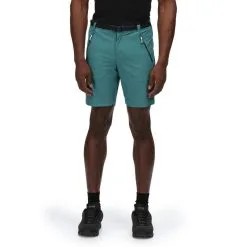 Regatta Pantalones Cortos Xert III Para Hombre Verde Pacífico -tienda de equipos de fitness pantalones cortos xert iii para hombre verde pacifico 3