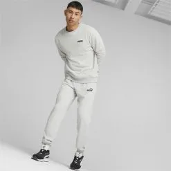 Pantalones De Deporte Hombre ESS ELEVATED PUMA Gris -tienda de equipos de fitness pantalones de deporte hombre ess elevated puma gris 4