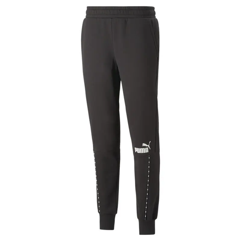 Pantalones De Deporte Hombre Essentials Block Tape PUMA 3 Pantalones De Deporte Hombre Essentials Block Tape PUMA
