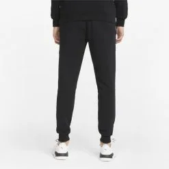 Pantalones De Deporte Hombre PUMA Essentials+ Tape Negro -tienda de equipos de fitness pantalones de deporte hombre puma essentials tape negro 2