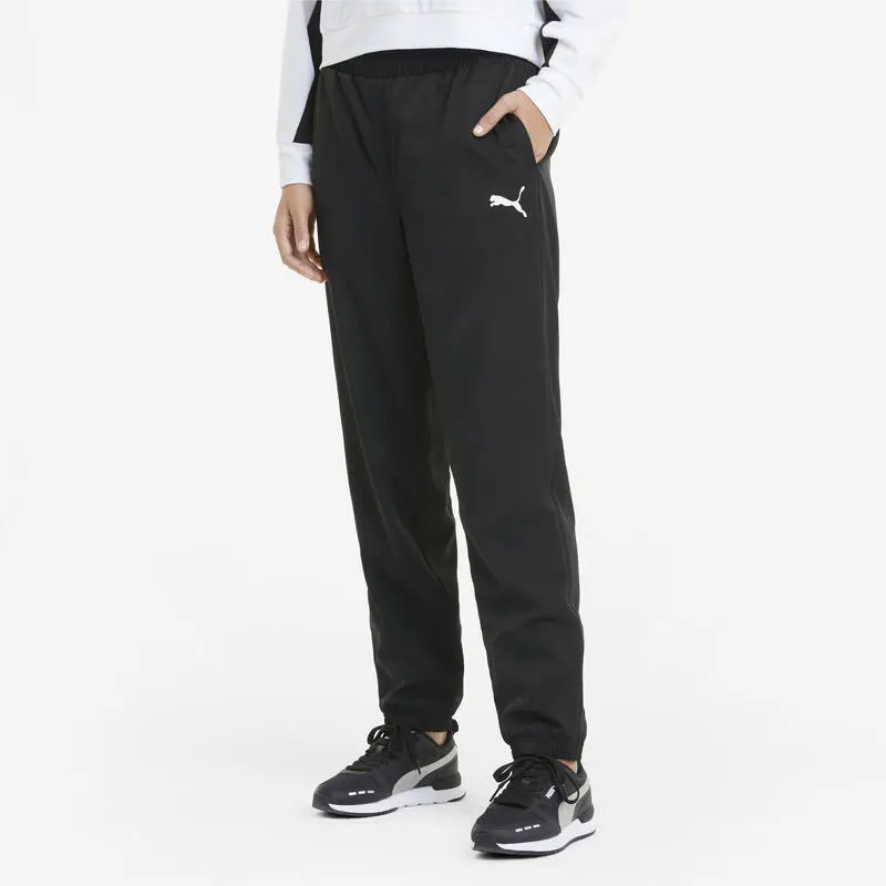 Pantalones De Tejido Plano Mujer PUMA Active Negro 4 Pantalones De Tejido Plano Mujer PUMA Active Negro - Imagen 2