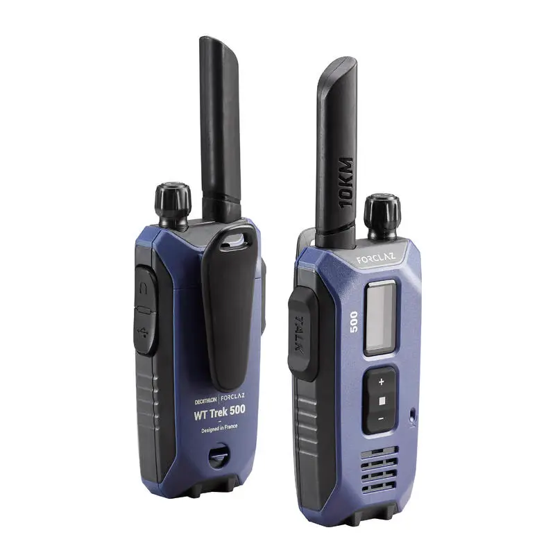 Forclaz PAR DE WALKIE TALKIES RECARGABLES USB - WT 500 - 10 Km 3 Forclaz PAR DE WALKIE TALKIES RECARGABLES USB - WT 500 - 10 Km