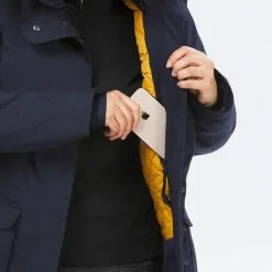 Parka De Montaña Y Trekking Impermeable Mujer Quechua SH500 U-Warm Azul -tienda de equipos de fitness parka de montaa y trekking impermeable mujer quechua sh500 u warm azul 4