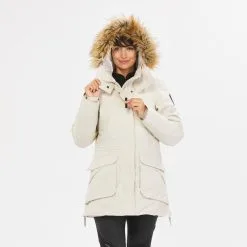 Parka De Montaña Y Trekking Impermeable Mujer Quechua SH500 U-Warm Azul -tienda de equipos de fitness parka de montaa y trekking impermeable mujer quechua sh500 u warm blanco