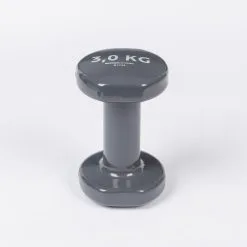 Domyos Pesas 2 X 3Kg De Vinilo Fitness Gimnasia En Casa Pilates Nyamba Gris -tienda de equipos de fitness pesas 2 x 3kg de vinilo fitness gimnasia en casa pilates nyamba gris 3