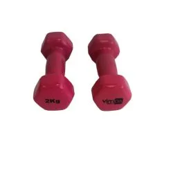 VIMAS SPORT Pesas De Vinilo 2 Kg. Set 2 Unid. -tienda de equipos de fitness pesas de vinilo 2 kg set 2 unid 1