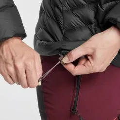 Plumífero De Montaña Y Trekking Con Capucha Mujer Forclaz MT500 -tienda de equipos de fitness plumifero de montaa y trekking con capucha mujer forclaz mt500 3