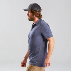 Polo Manga Corta Montaña Y Trekking Viaje Forclaz 500 Hombre Lana Merina Azul 11 Polo Manga Corta Montaña Y Trekking Viaje Forclaz 500 Hombre Lana Merina Azul -tienda de equipos de fitness polo manga corta montaa y trekking viaje forclaz 500 hombre lana merina azul 4