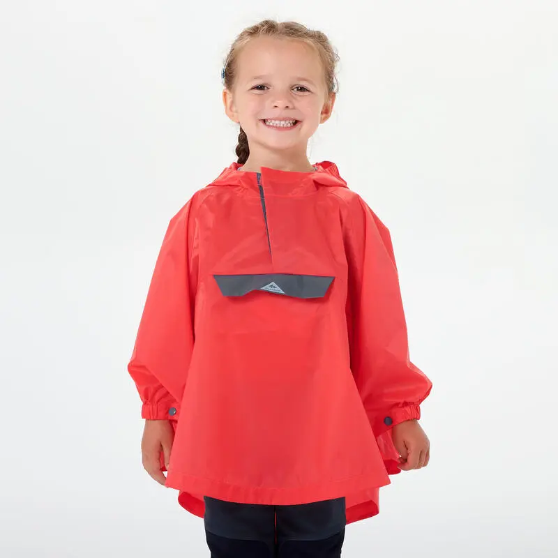 Poncho Impermeable Montaña Y Trekking Niños 2-6 Años Quechua MH100 Naranja 3 Poncho Impermeable Montaña Y Trekking Niños 2-6 Años Quechua MH100 Naranja