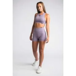 AESTHETIC WOLF Pulse Seamless Pantalones Cortos Fitness - Mujer - Lila -tienda de equipos de fitness pulse seamless pantalones cortos fitness mujer lila 3