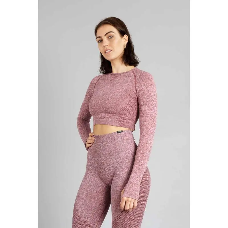 AESTHETIC WOLF Pulse Seamless Top Fitness - Mujer - Rojo 3 AESTHETIC WOLF Pulse Seamless Top Fitness - Mujer - Rojo