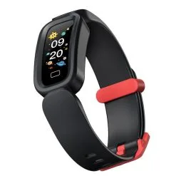 tienda de equipos de fitness -tienda de equipos de fitness pulsera de actividad inteligente nios gualaru g fit negro resistente al agua 1