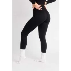 AESTHETIC WOLF 'Ribbbed Seamless Legging' - Malla Acanalada Fitness - Mujer - Negro -tienda de equipos de fitness ribbbed seamless legging malla acanalada fitness mujer negro 3