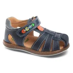 Sandalias De Marcha Deportiva De Piel De Bebé Niño PABLOSKY En Blanco -tienda de equipos de fitness sandalias de marcha deportiva de piel de bebe nio pablosky en azul marino 7