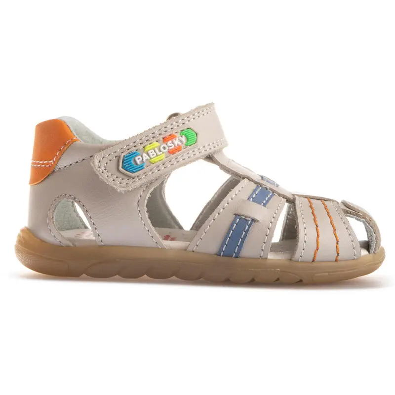 Sandalias De Marcha Deportiva De Piel De Bebé Niño PABLOSKY En Beige 4 Sandalias De Marcha Deportiva De Piel De Bebé Niño PABLOSKY En Beige - Imagen 2