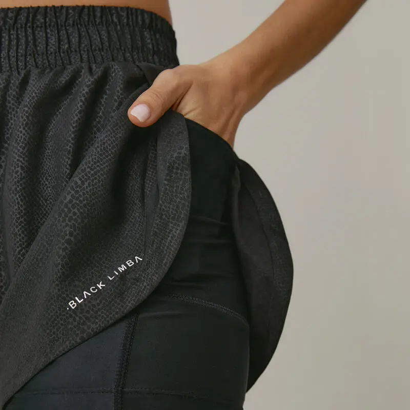 Short Deportivo Dreamy Malla Interior De Mujer Black Limba 5 Short Deportivo Dreamy Malla Interior De Mujer Black Limba - Imagen 3