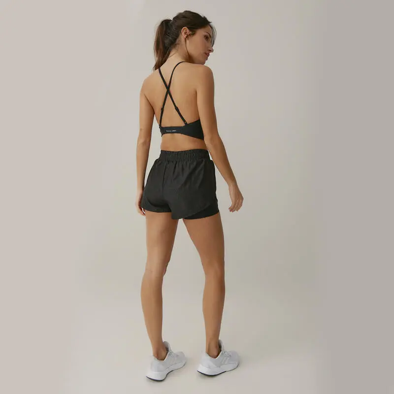 Short Deportivo Dreamy Malla Interior De Mujer Black Limba 7 Short Deportivo Dreamy Malla Interior De Mujer Black Limba - Imagen 5