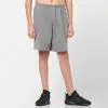Domyos Short Niños Algodón - Básico Gris -tienda de equipos de fitness short nios algodon basico gris