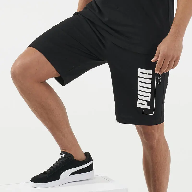 SHORT PUMA FITNESS ALGODÓN NEGRO - HOMBRE 6 SHORT PUMA FITNESS ALGODÓN NEGRO - HOMBRE - Imagen 4