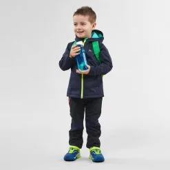 Quechua Softshell De Montaña Y Trekking NIños 2-6 Años Quecha MH550 Azul -tienda de equipos de fitness softshell de montaa y trekking nios 2 6 aos quecha mh550 azul 2