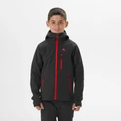 Quechua Softshell De Montaña Y Trekking NIños 7-15 Años Quehcua MH550 Gris
