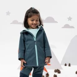 Softshell Montaña Y Trekking Niños 2-6 Años Quechua MH550 Rosa -tienda de equipos de fitness softshell montaa y trekking nios 2 6 aos quechua mh550 verde