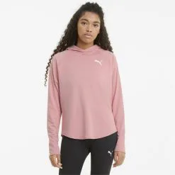 Sudadera Con Capucha Active Mujer PUMA Rosa Claro -tienda de equipos de fitness sudadera con capucha active mujer puma rosa claro 1