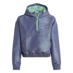 ADIDAS Sudadera Con Capucha Dance Loose Fit Woven Half-Zip -tienda de equipos de fitness sudadera con capucha dance loose fit woven half zip 2