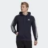 ADIDAS Sudadera Con Capucha Essentials 3 Bandas -tienda de equipos de fitness sudadera con capucha essentials 3 bandas