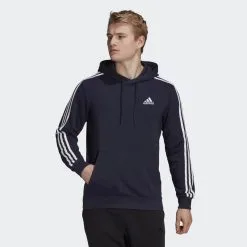 ADIDAS Sudadera Con Capucha Essentials 3 Bandas
