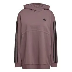 ADIDAS Sudadera Con Capucha Essentials Cotton 3 Bandas (Premamá) -tienda de equipos de fitness sudadera con capucha essentials cotton 3 bandas premama 2