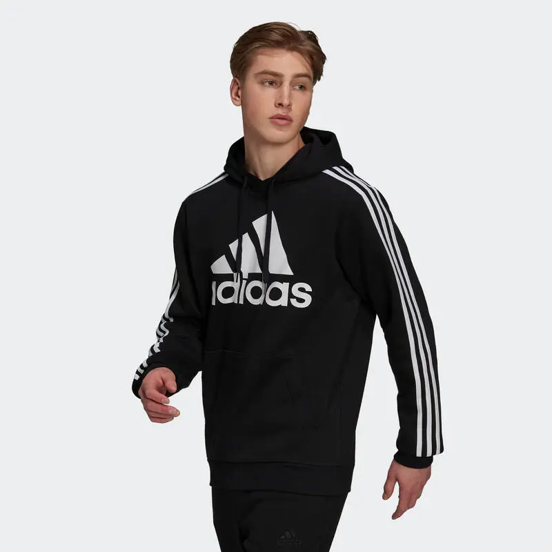 ADIDAS Sudadera Con Capucha Essentials Fleece Logo 3 Bandas 5 ADIDAS Sudadera Con Capucha Essentials Fleece Logo 3 Bandas - Imagen 3