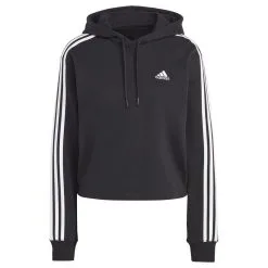 ADIDAS Sudadera Con Capucha Essentials French Terry Crop 3 Bandas 8 ADIDAS Sudadera Con Capucha Essentials French Terry Crop 3 Bandas -tienda de equipos de fitness sudadera con capucha essentials french terry crop 3 bandas 1