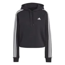 ADIDAS Sudadera Con Capucha Essentials French Terry Crop 3 Bandas 9 ADIDAS Sudadera Con Capucha Essentials French Terry Crop 3 Bandas -tienda de equipos de fitness sudadera con capucha essentials french terry crop 3 bandas 2