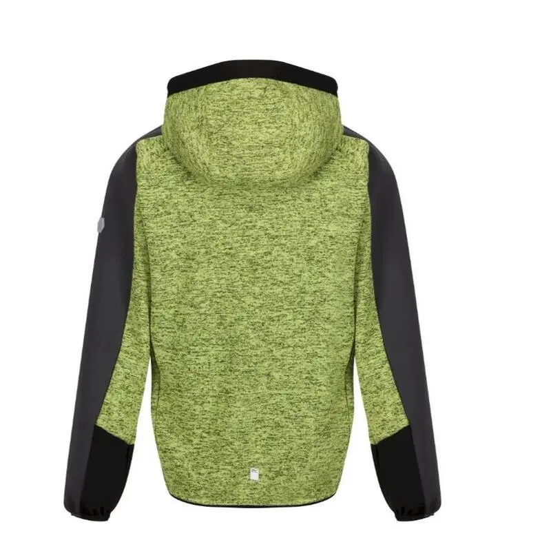 Regatta Sudadera Con Cremallera Dissolver VI Jaspeada De Polar Para Niños/Niñas Negro, 4 Regatta Sudadera Con Cremallera Dissolver VI Jaspeada De Polar Para Niños/Niñas Negro, - Imagen 2