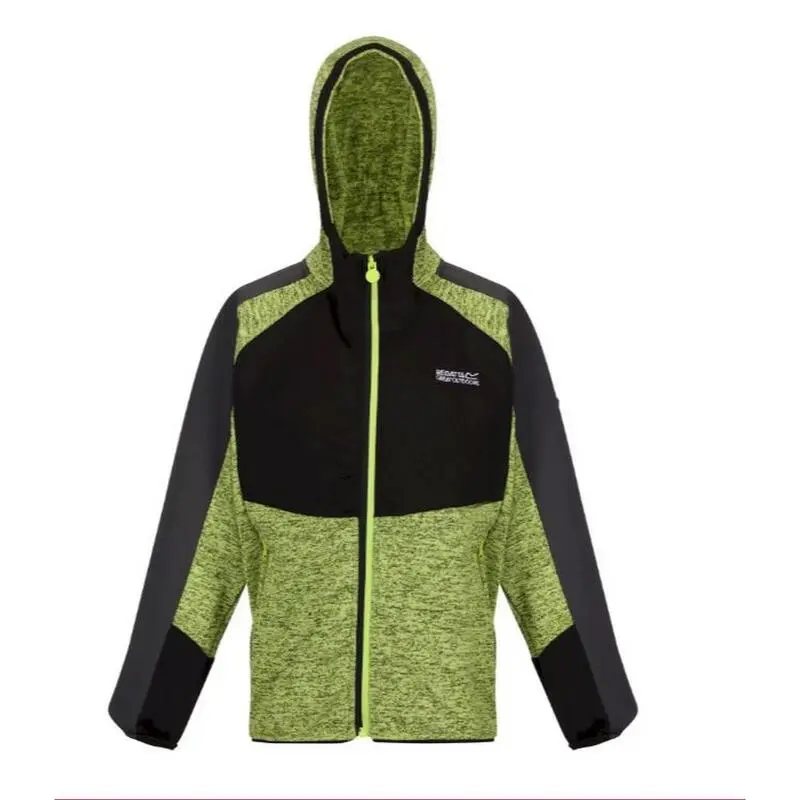 Regatta Sudadera Con Cremallera Dissolver VI Jaspeada De Polar Para Niños/Niñas Negro, 3 Regatta Sudadera Con Cremallera Dissolver VI Jaspeada De Polar Para Niños/Niñas Negro,