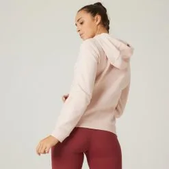 Sudadera Con Forro Polar Fitness Con Capucha Mujer Domyos 500 Rosa 10 Sudadera Con Forro Polar Fitness Con Capucha Mujer Domyos 500 Rosa -tienda de equipos de fitness sudadera con forro polar fitness con capucha mujer domyos 500 rosa 2