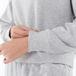 Sudadera Crop Top Puma Mujer Gris Algodón 10 Sudadera Crop Top Puma Mujer Gris Algodón -tienda de equipos de fitness sudadera crop top puma mujer gris algodon 3