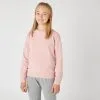 Domyos Sudadera Cuello Redondo Niños French Terry Algodón - Básica Rosa -tienda de equipos de fitness sudadera cuello redondo nios french terry algodon basica rosa