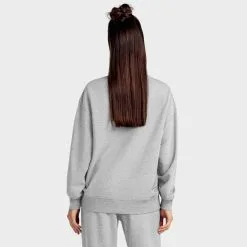 Siroko Sudadera De Cuello Redondo Mujer Ash-W -tienda de equipos de fitness sudadera de cuello redondo mujer ash w 1