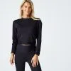 Sudadera Fitness Cropped Mujer Domyos Negro 2 Sudadera Fitness Cropped Mujer Domyos Negro -tienda de equipos de fitness sudadera fitness cropped mujer domyos negro