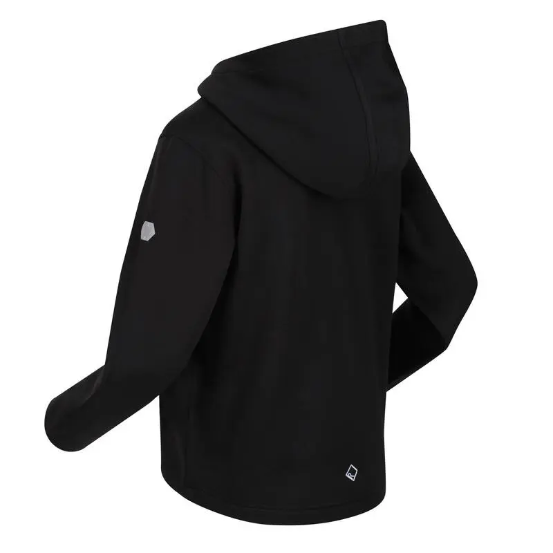Regatta Sudadera Highton Get Outside De Elasticidad Extol Para Niños/Niñas Negro 5 Regatta Sudadera Highton Get Outside De Elasticidad Extol Para Niños/Niñas Negro - Imagen 3