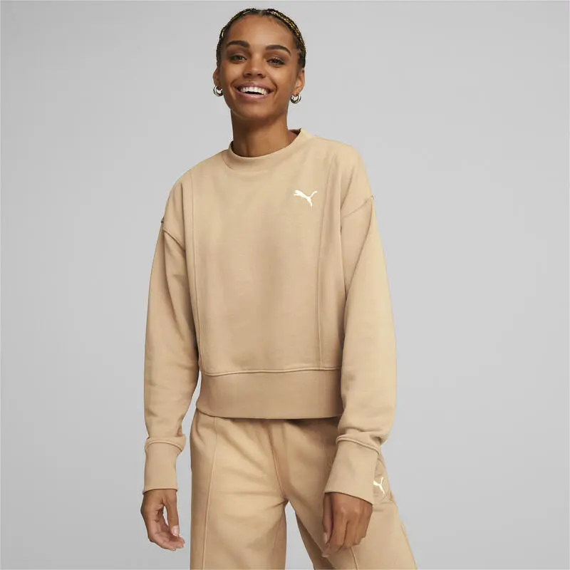 Sudadera Mujer HER PUMA Beige 4 Sudadera Mujer HER PUMA Beige - Imagen 2