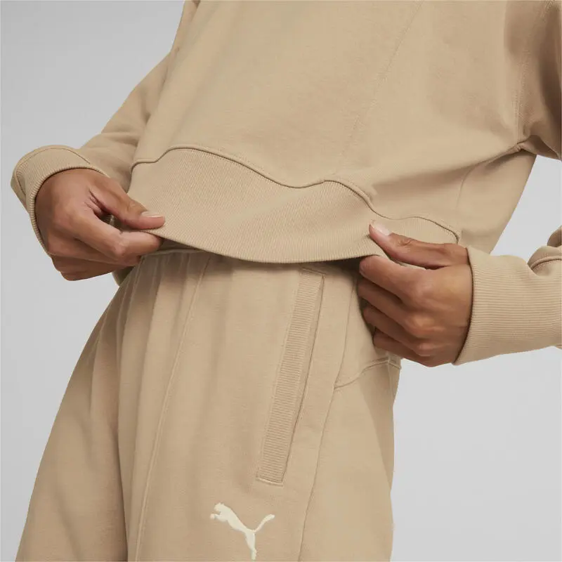 Sudadera Mujer HER PUMA Beige 6 Sudadera Mujer HER PUMA Beige - Imagen 4