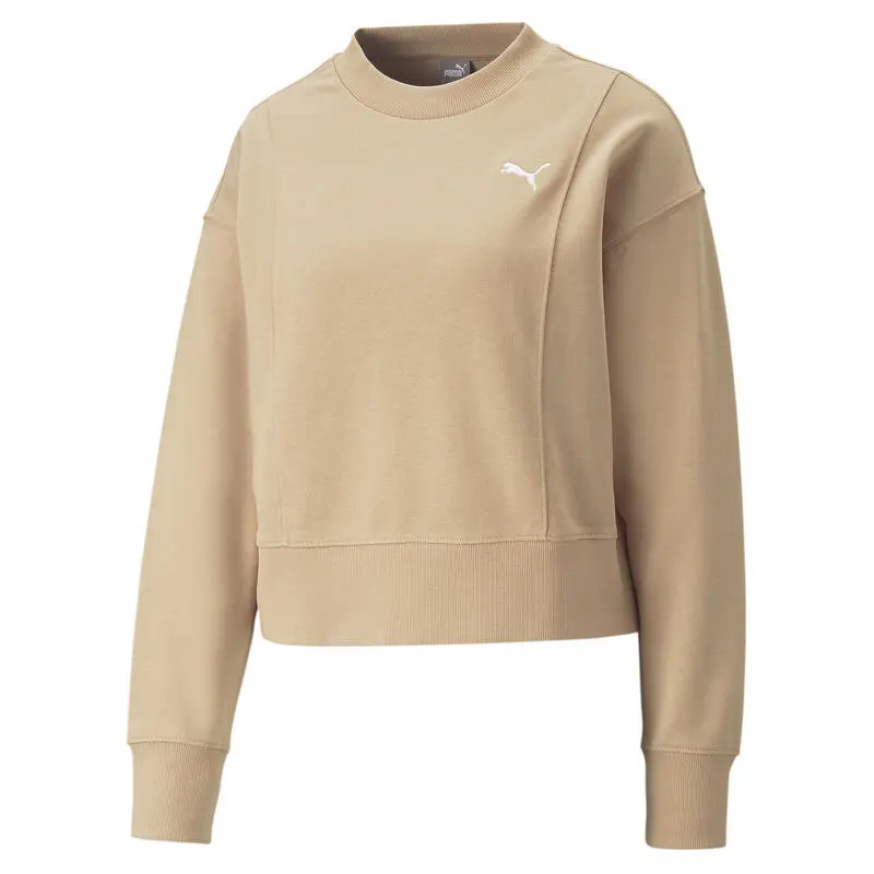 Sudadera Mujer HER PUMA Beige 3 Sudadera Mujer HER PUMA Beige
